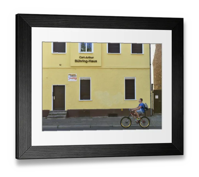 Framed Print : NPD Headquarters, Seelenbinderstrasse Framed Print : NPD Headquarters, Seelenbinderstrasse