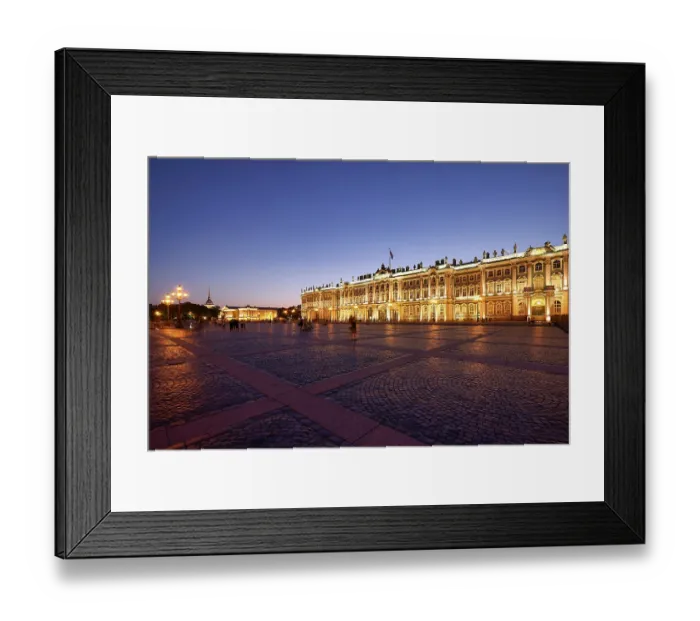 Framed Print : St. Petersburg Russia. Winter Palace in Palace Square