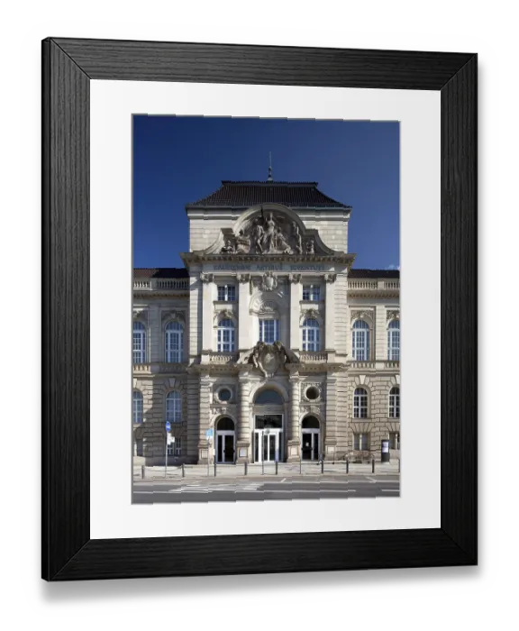 Framed Print : Main building of the University of the Arts