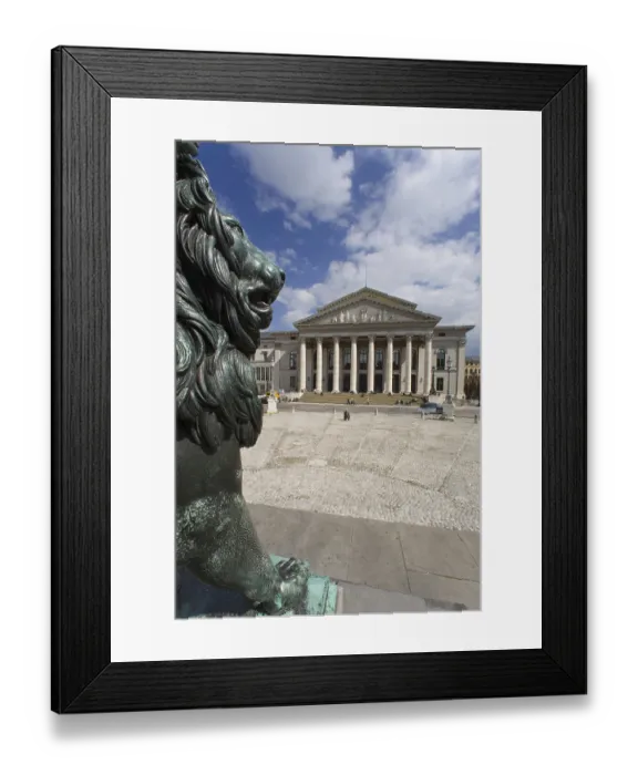 Framed Print : Nationaltheater Opera House at Max-Joseph-Platz Square in Munich Framed Print : Nationaltheater Opera House at Max-Joseph-Platz Square in Munich
