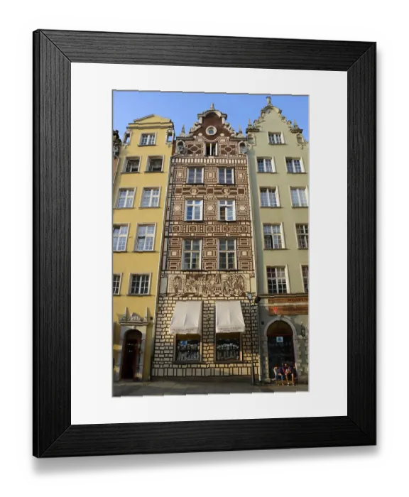 Framed Print : Long Market, Dlugi Targ, Old Town