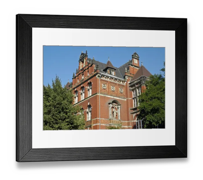Framed Print : Old part of Herford, Herford, North Rhine-Westphalia