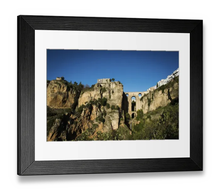 Framed Print : Puente Tajo, Ronda, Andalusia, Spain Framed Print : Puente Tajo, Ronda, Andalusia, Spain