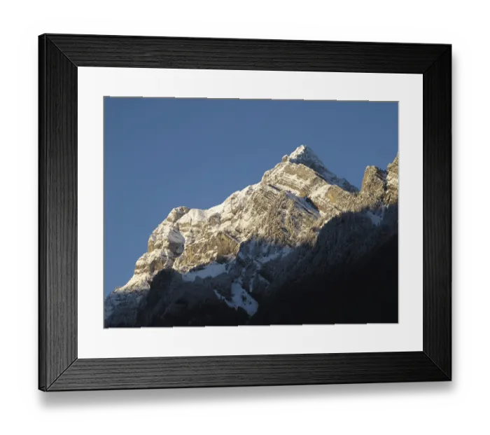Framed Print : Sunrise In The Swiss Alps