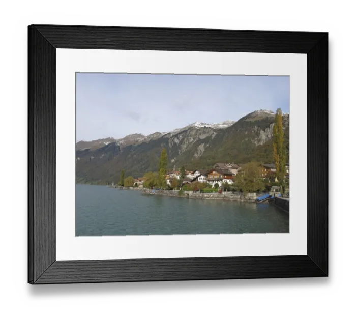 Framed Print : Idyllic Brienz