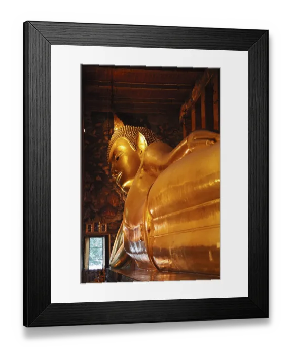 Framed Print : Statue of the Reclining Buddha Framed Print : Statue of the Reclining Buddha
