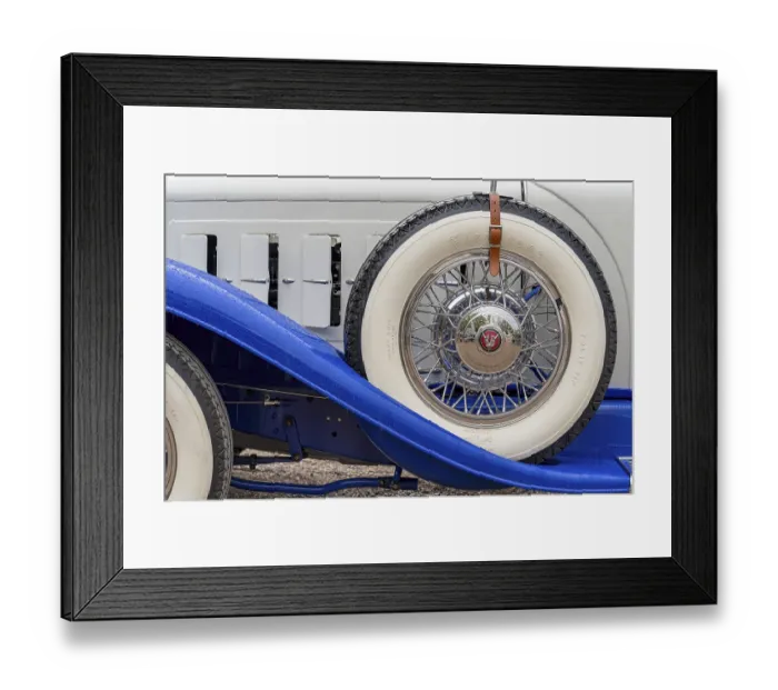 Framed Print : Vintage Cadillac 4335 V16 Convertible Coupe