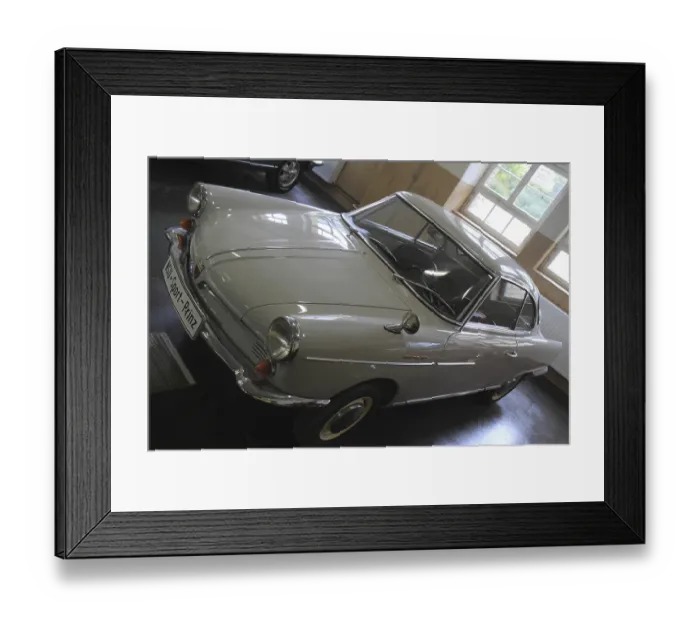 Framed Print : NSU Sport Prinz vintage car, Cadillac