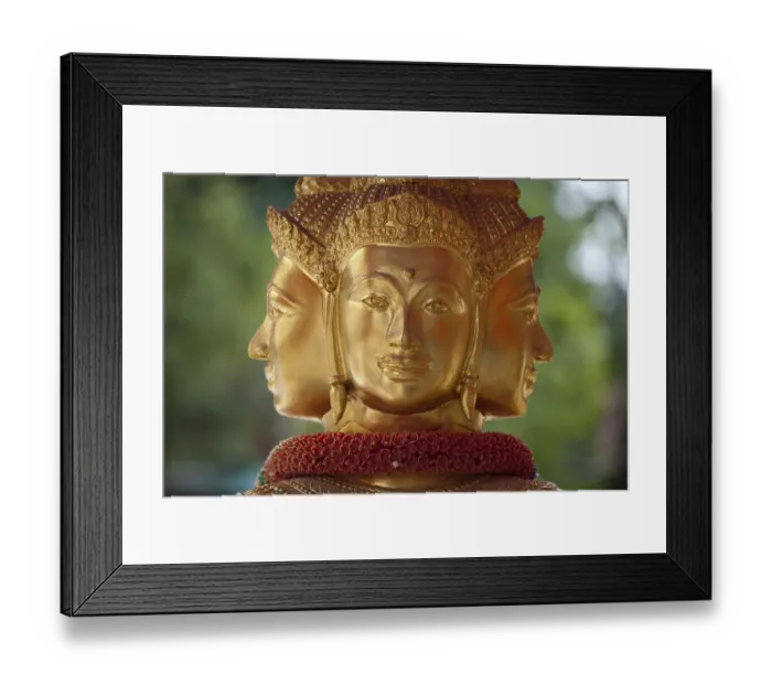 Framed Print : Buddha statue in Big Buddha Temple