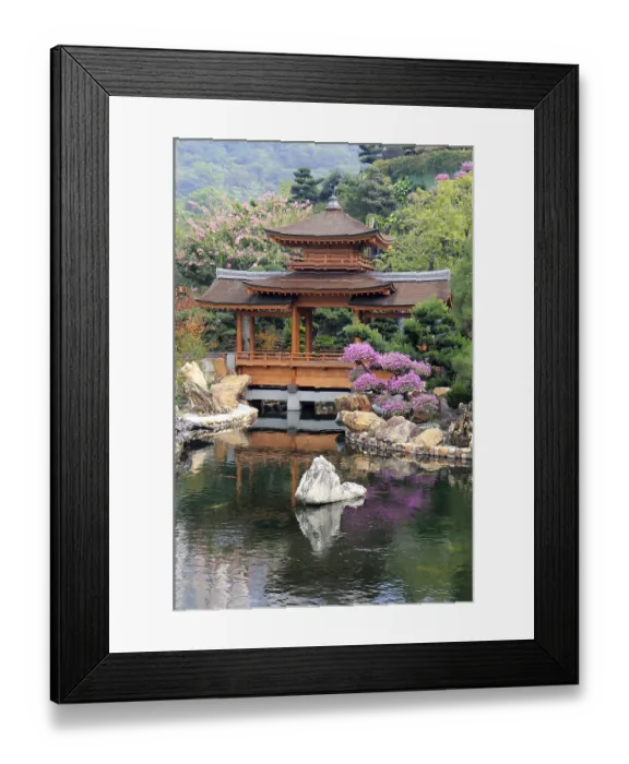 Framed Print : Nan Lian Garden, pavilion, Kowloon