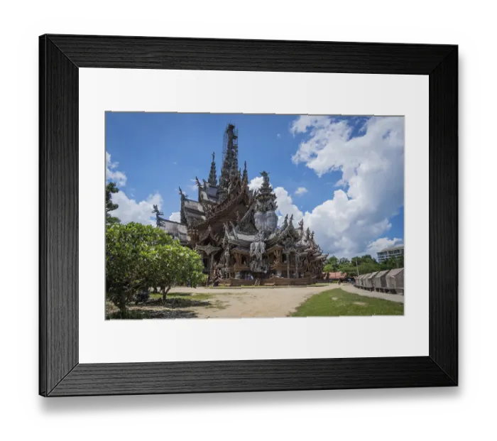 Framed Print : Heiligtum der Wahrheit, Pattaya, Thailand Framed Print : Heiligtum der Wahrheit, Pattaya, Thailand