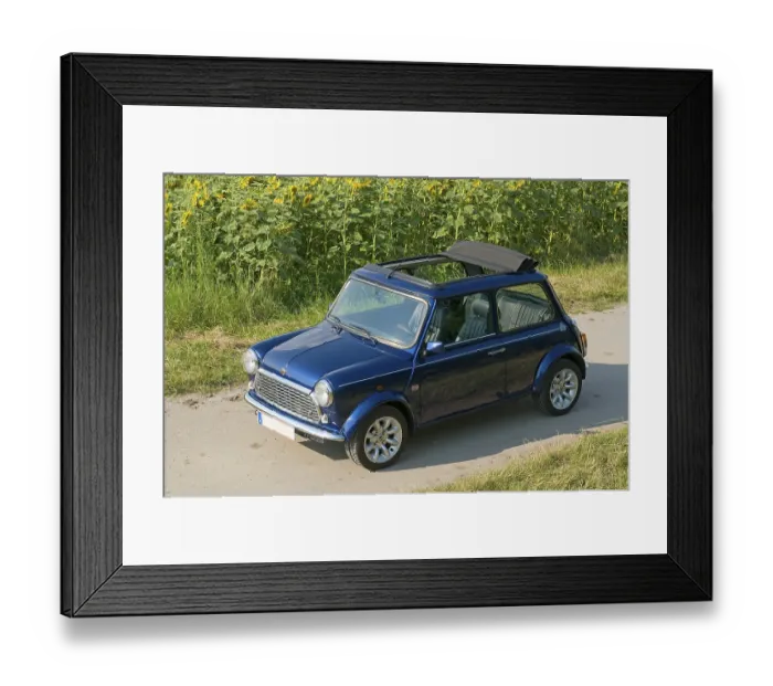 Framed Print : Vintage Rover Mini 1.3 Sport, built in 1959 Framed Print : Vintage Rover Mini 1.3 Sport, built in 1959