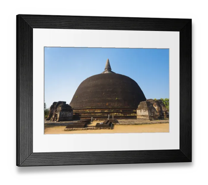 Framed Print : The rear of the Rankoth Vehera