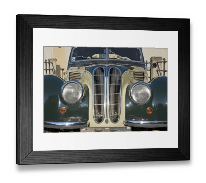 Framed Print : Vintage BMW 327-28, convertible