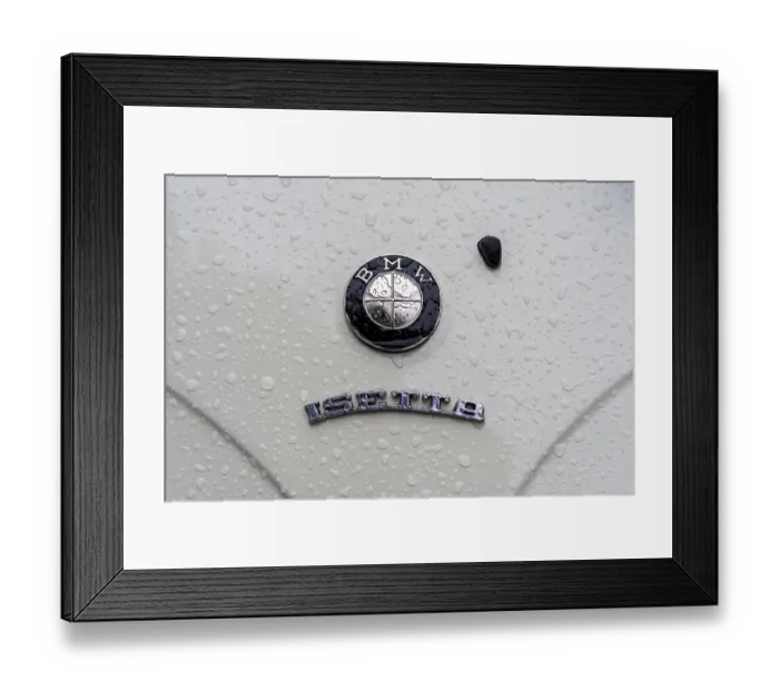 Framed Print : Vintage BMW Isetta 250, Germany 1960