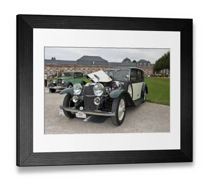 Framed Print : Alvis Speed 20 SB, GB 1933, vintage car meeting