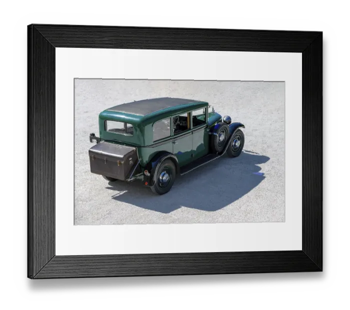 Framed Print : Oldtimer Steyr XXX sedan 1931, 6 cylinder Framed Print : Oldtimer Steyr XXX sedan 1931, 6 cylinder