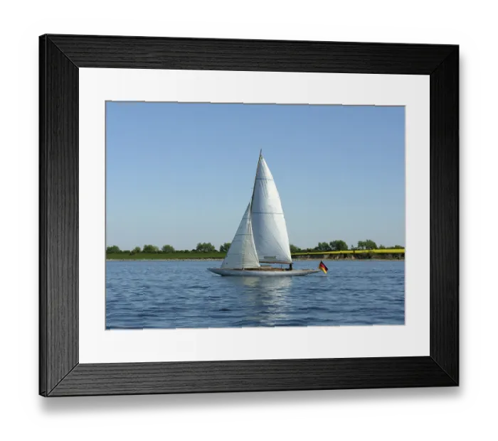 Framed Print : Auf der Ostsee bei Heiligenhafen Framed Print : Auf der Ostsee bei Heiligenhafen