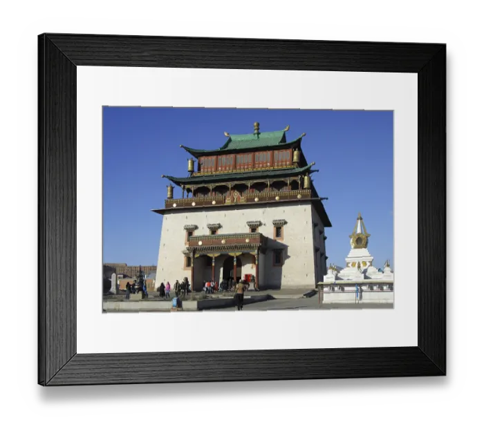 Framed Print : Main Tempel Magjid Janraisig Sum Gandan Monastery Ulaan-Baatar Mongolia Main Tempel Magjid Janraisig S Framed Print : Main Tempel Magjid Janraisig Sum Gandan Monastery Ulaan-Baatar Mongolia Main Tempel Magjid Janraisig S