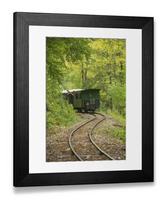 Framed Print : Ride on the Ybbstalbahn museum railway