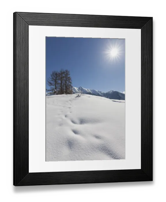 Framed Print : Winter landscape, Karwendel Mountains Framed Print : Winter landscape, Karwendel Mountains