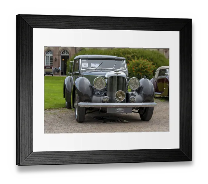Framed Print : Vintage Lagonda V12 DHC, Great Britain 1939