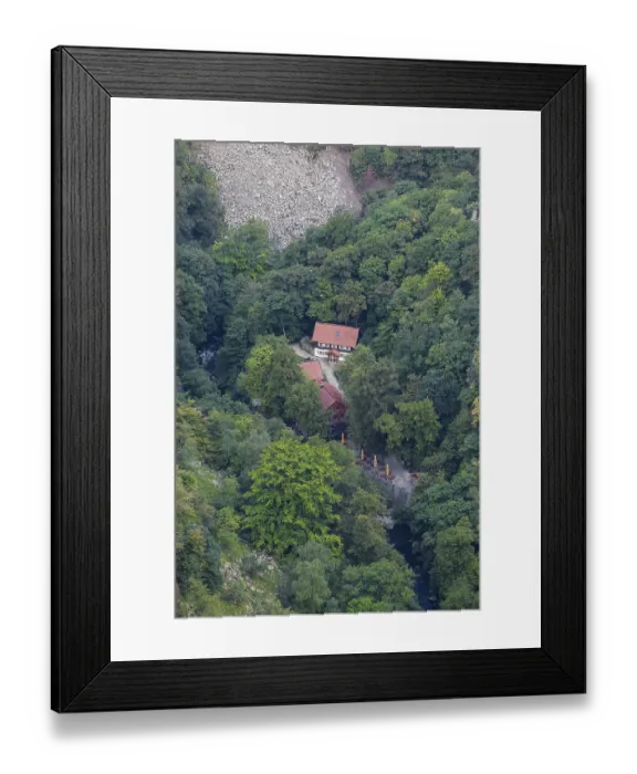 Framed Print : View from the Hexentanzplatz in the Harz Mountains Framed Print : View from the Hexentanzplatz in the Harz Mountains