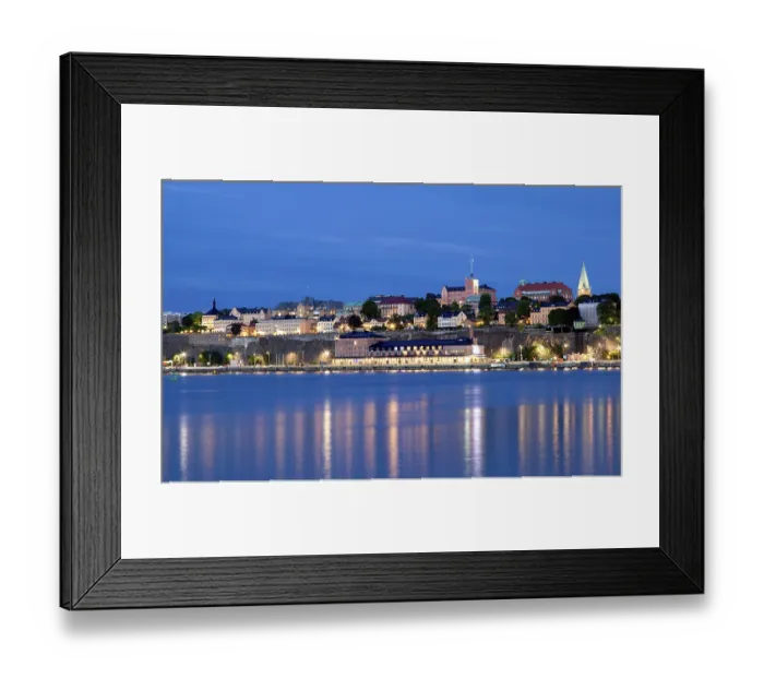 Framed Print : View towards the Stockholm district of Sodermalm Framed Print : View towards the Stockholm district of Sodermalm