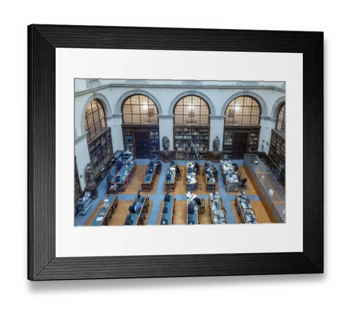 Framed Print : Milan Italy. Biblioteca Ambrosiana