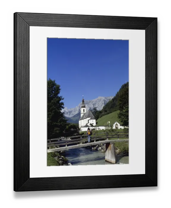 Framed Print : Ramsau, Berchtesgadener Land district