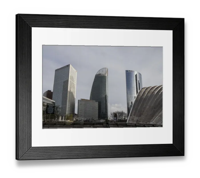 Framed Print : Paris, view, modern architecture, france