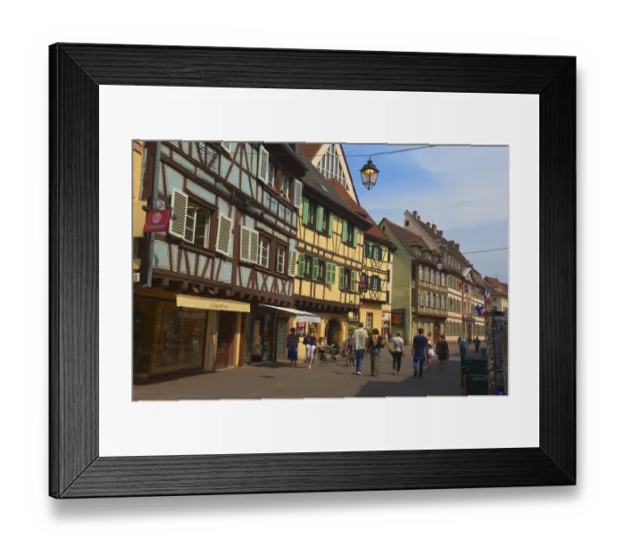 Framed Print : Colmar, Half-timbered Houses, Old Town