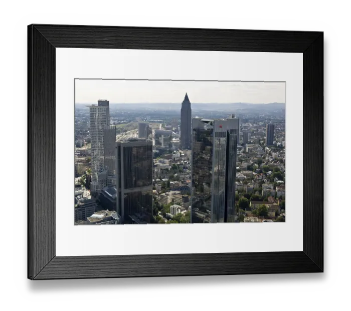 Framed Print : Skyline of Frankfurt, Hesse, Germany Framed Print : Skyline of Frankfurt, Hesse, Germany