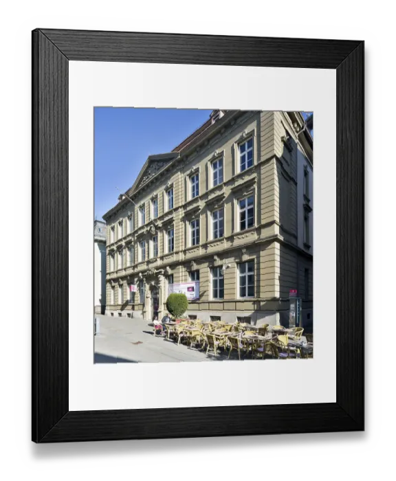 Framed Print : Old Post Office, Bad Kissingen District