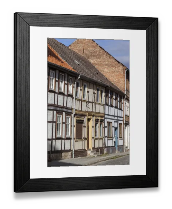 Framed Print : Osterwieck half-timbered Framed Print : Osterwieck half-timbered