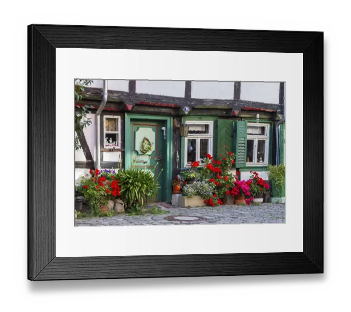 Framed Print : Old half-timbered house in Halberstadt Harz Mountains Framed Print : Old half-timbered house in Halberstadt Harz Mountains