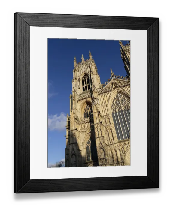 Framed Print : YORK, NORTH YORKSHIRE / UK - FEBRUARY 20 : View of York Minster in York