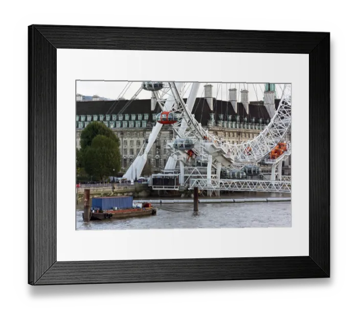 Framed Print : View along the River Thames Framed Print : View along the River Thames