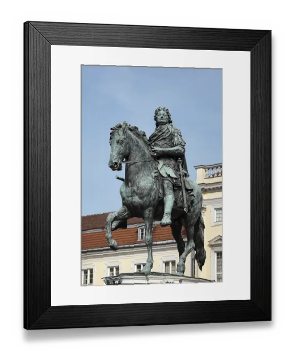 Framed Print : Statue of Frederic the Great at the Charlottenburg Palace in Berlin Framed Print : Statue of Frederic the Great at the Charlottenburg Palace in Berlin