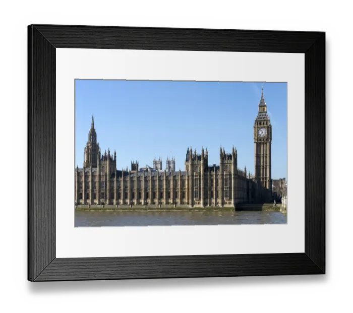 Framed Print : Big Ben and the Houses of Parliament in london Framed Print : Big Ben and the Houses of Parliament in london