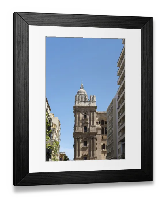 Framed Print : View towards Malaga Cathedral Framed Print : View towards Malaga Cathedral