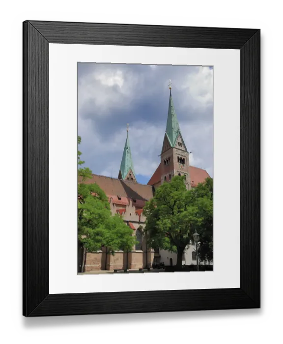 Framed Print : Cathedral of Augsburg (Bavaria) (Germany)