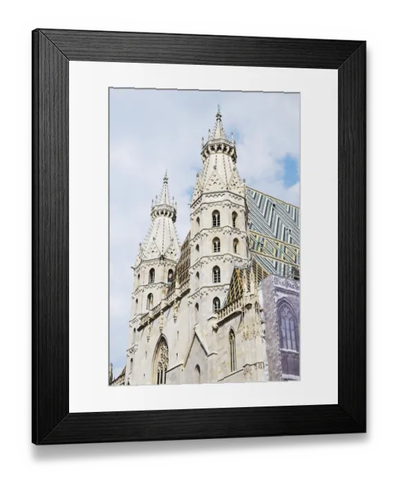 Framed Print : The Stephansdom cathedral in vienna