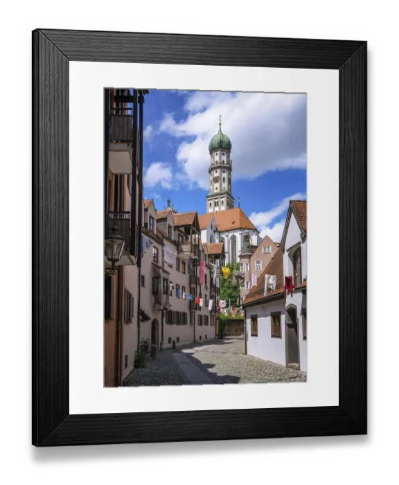 Framed Print : St. Ulrich Basilica in Augsburg (Bavaria) Germany Framed Print : St. Ulrich Basilica in Augsburg (Bavaria) Germany