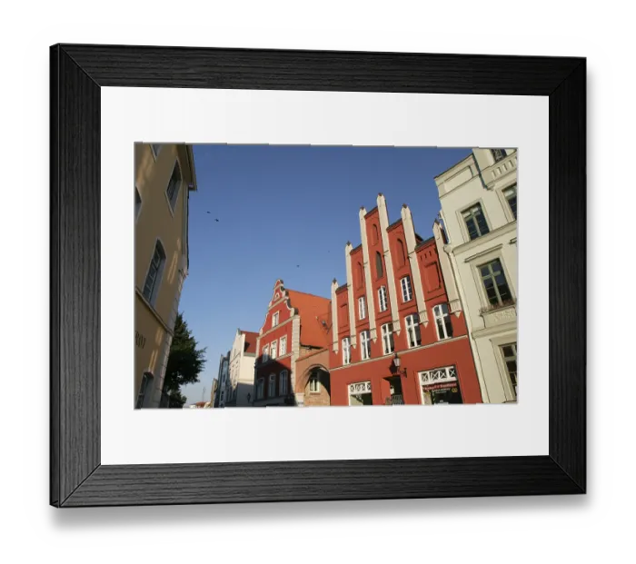 Framed Print : The old town of Wismar