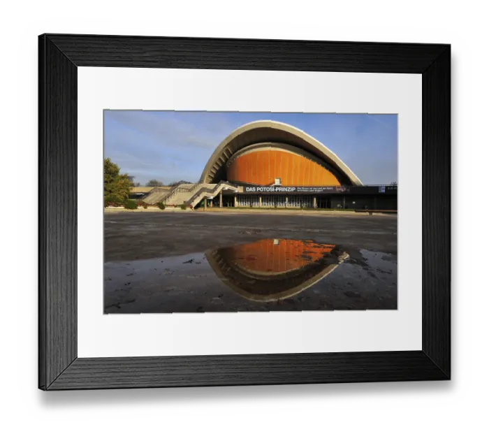 Framed Print : The Congress Hall in Berlin, also