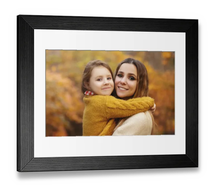 Framed Print : Young family, mother and little son Framed Print : Young family, mother and little son