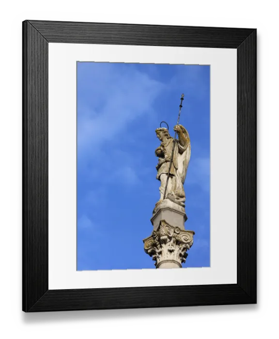 Framed Print : Triumph of Saint Rafael (Spanish:Triunfo de San Rafael)