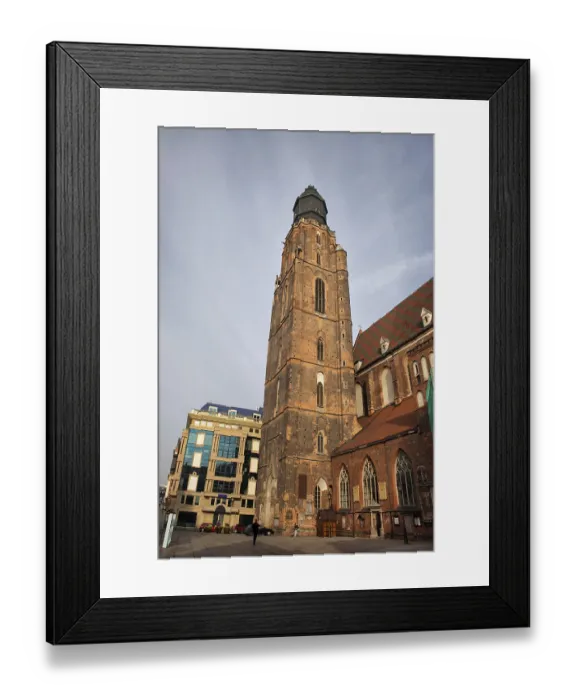 Framed Print : Poland, city of Wroclaw, St. Elizabeth's Church tower in the Old Town Framed Print : Poland, city of Wroclaw, St. Elizabeth's Church tower in the Old Town