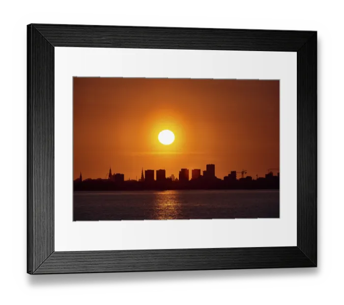 Framed Print : Evening city scape of capital of danmark copenhagen Framed Print : Evening city scape of capital of danmark copenhagen